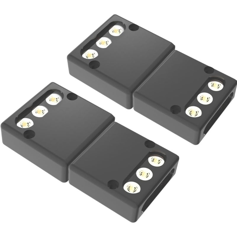 Vebner Quick-Release Power Connector for Car Amps & Powered Subwoofers - Compatible with 4 AWG & 8 AWG Cables - Fast Plug Disconnect for Amplifiers, Active Bass Systems, and Car Audio Installs 2-Pack - Image 1